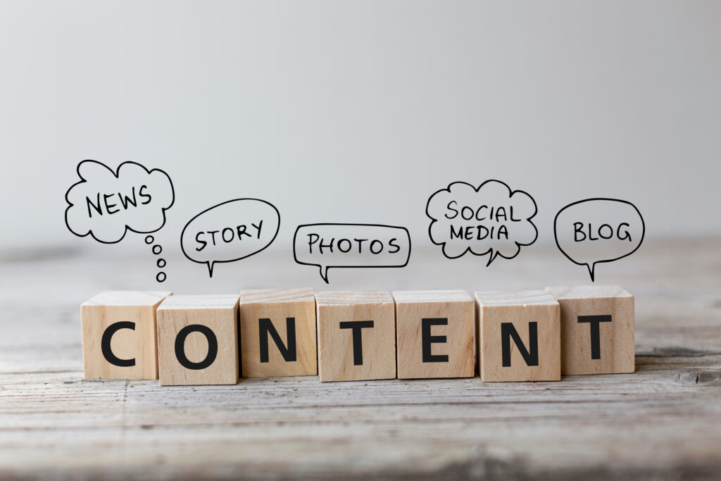 Create Content strategy Concept