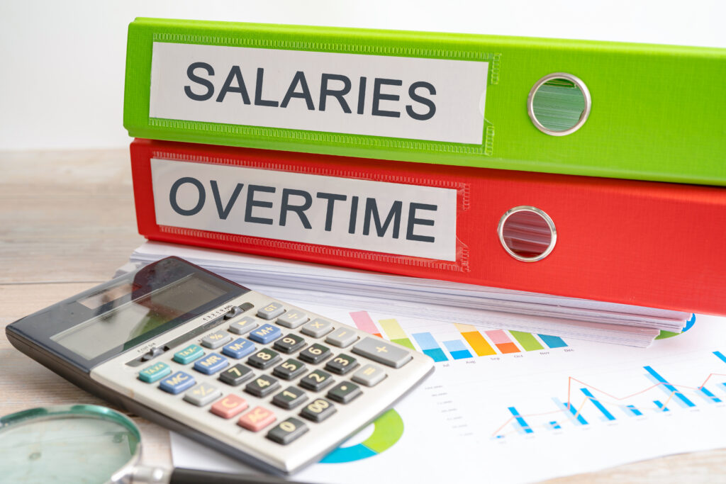 Salaries overtime